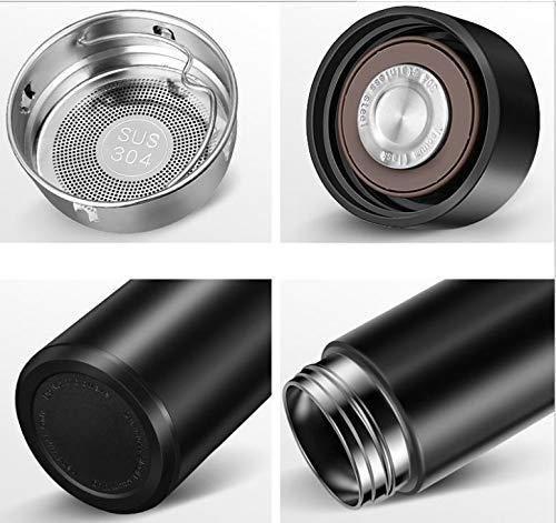 Stainless Steel Temperature Water Bottle Thermos, Double Wall Vacuum Intelligent Cup with LCD Smart Display (500 ML)